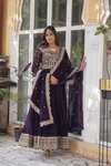 KA 1137 Faux Blooming Gown Wholesale Clothing Suppliers In India